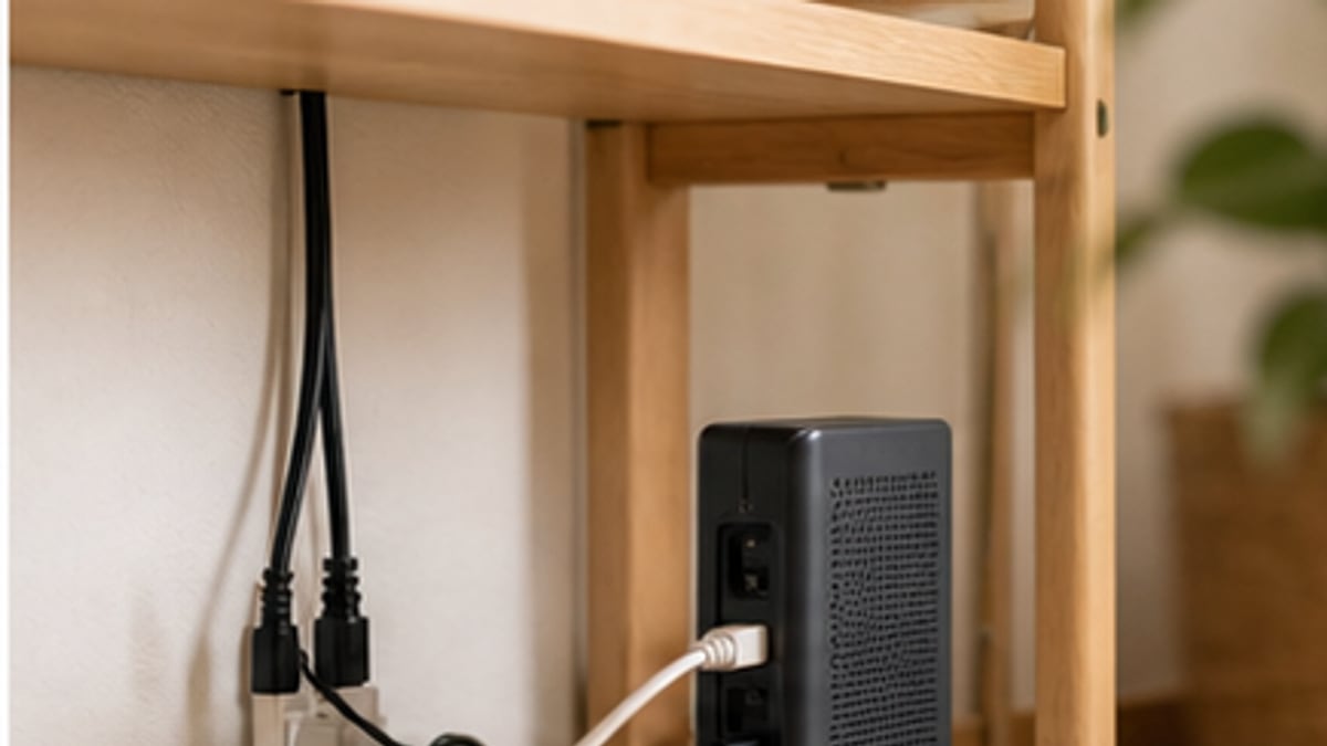複数のルーターを比較しているデスク