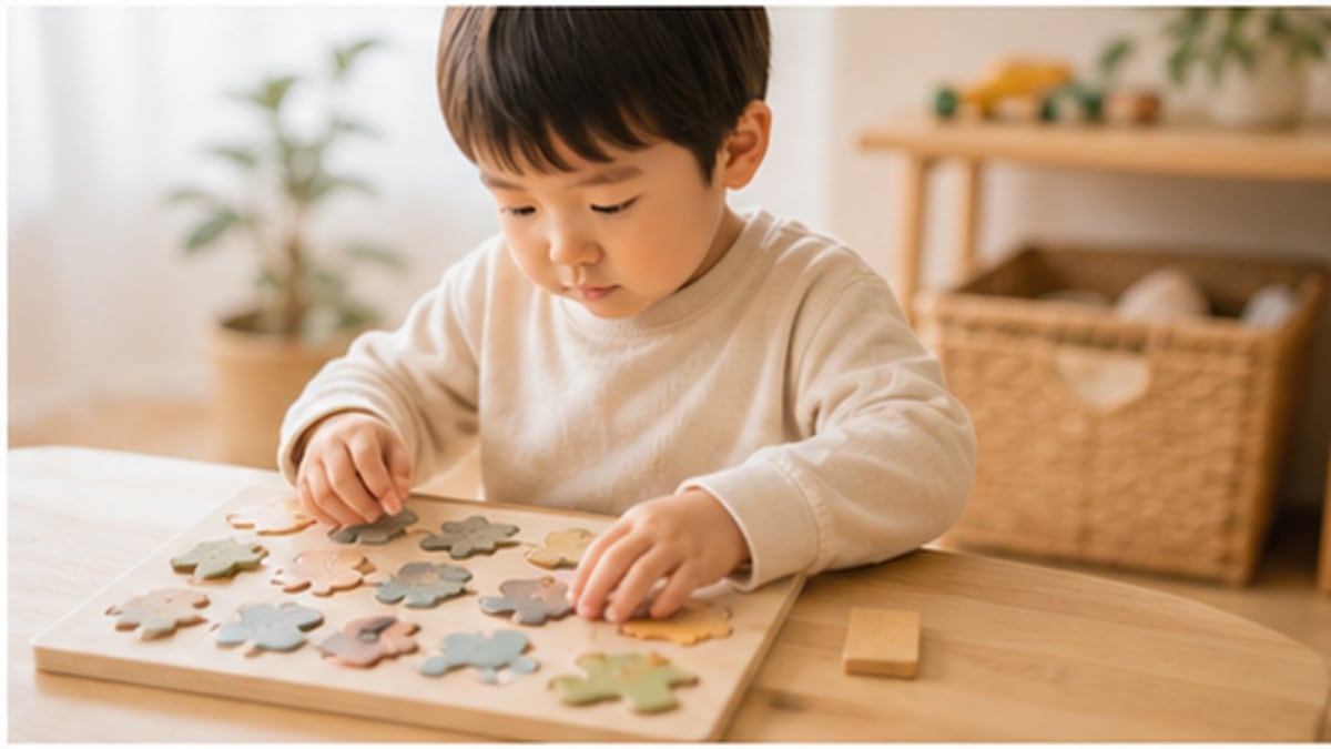 子どもの好みに合わせておもちゃを相談するイメージ
