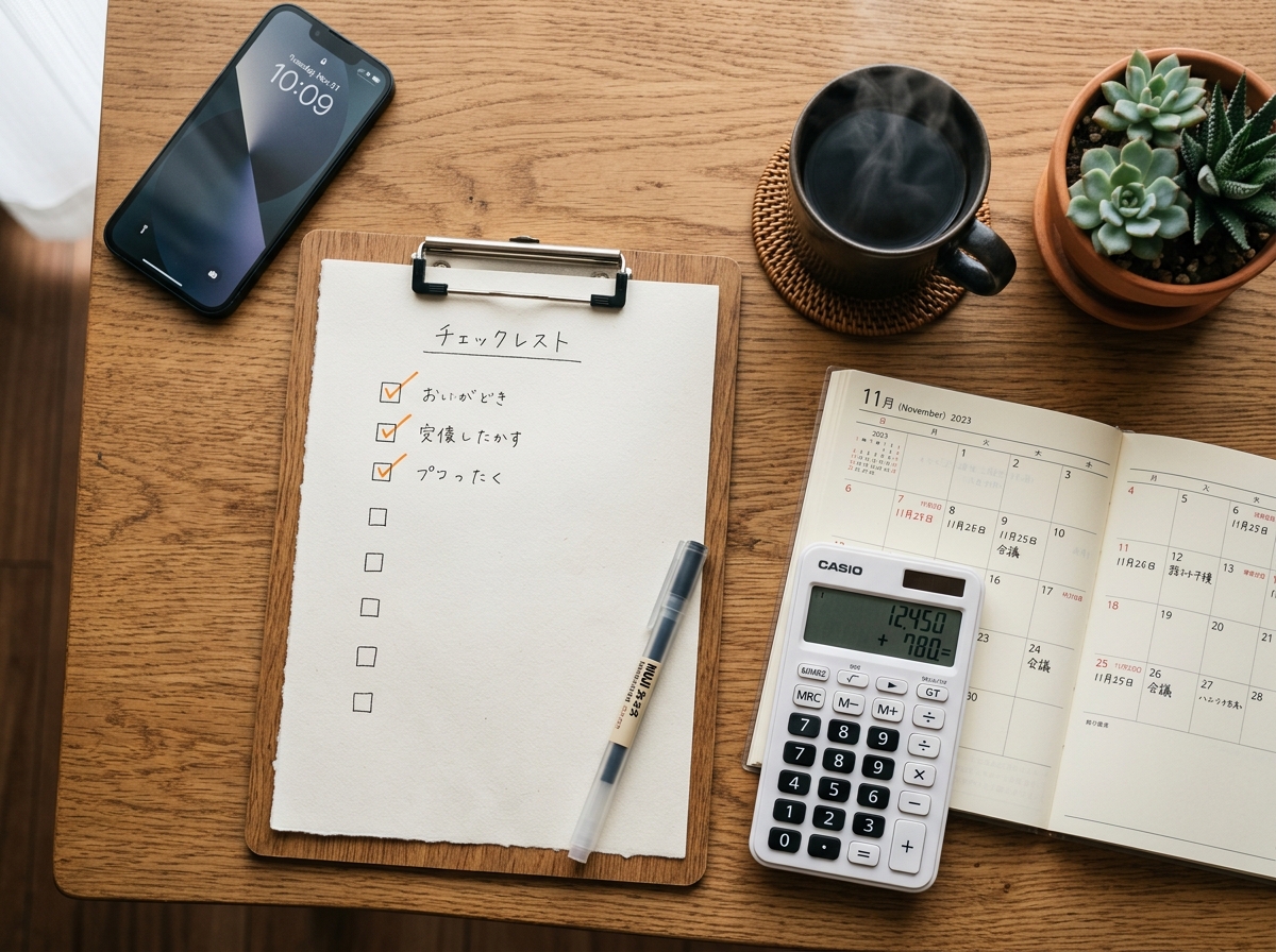 失敗しないための3つのチェックリスト